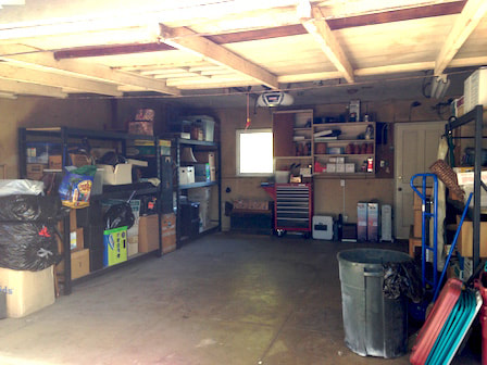 Hoarded garage cleaned up